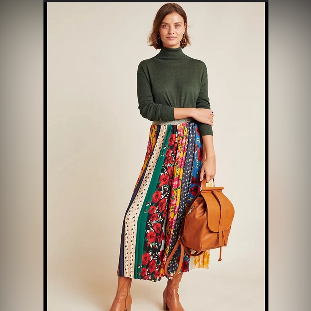 Anthropologie Multicolor Wide Leg Pants
